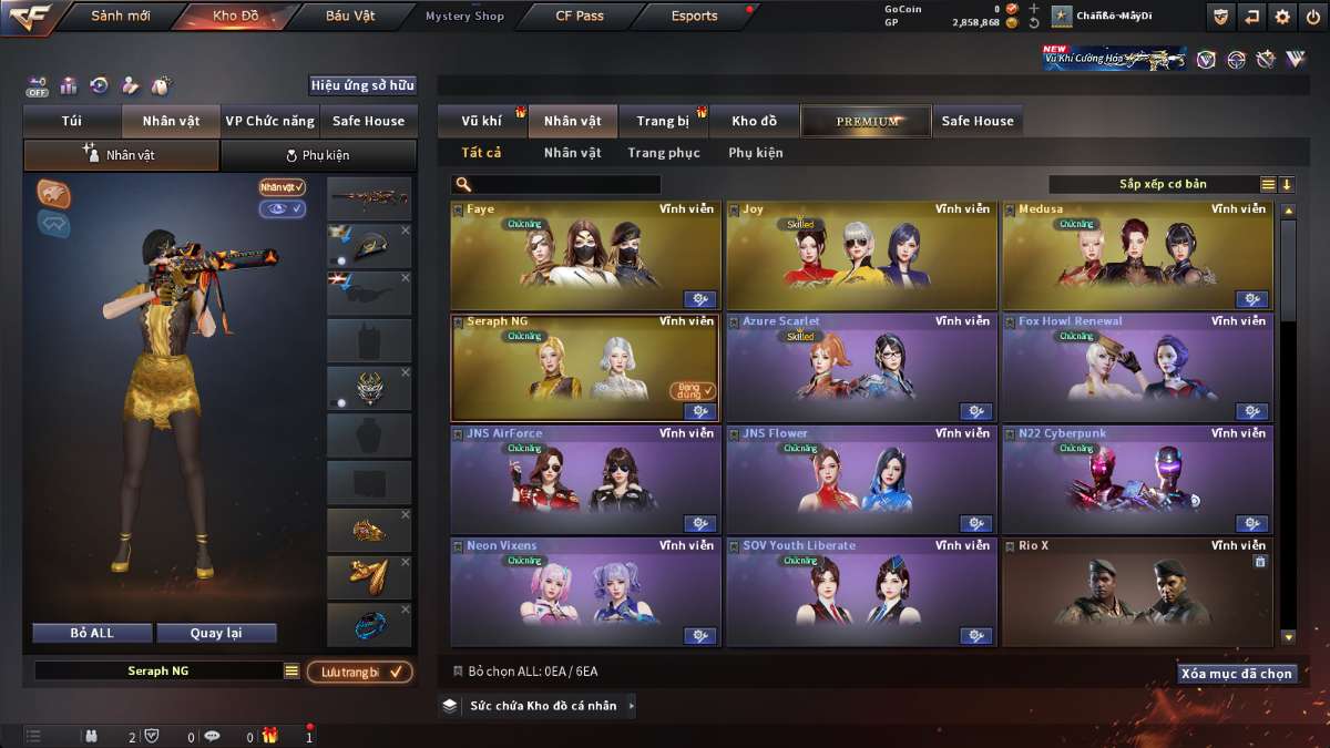 shop acc cf uy tin gia re